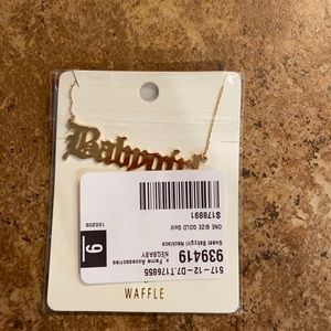 Babygirl necklace